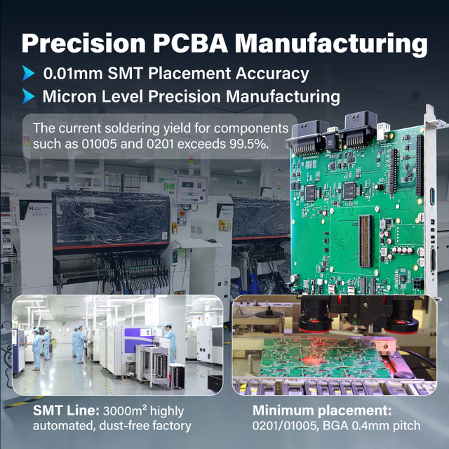 Fast PCBA Production Manufacturing One-stop Custom Electronics SMT PCB Assembly Factory