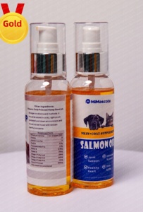 เครื่องปั๊มน้ำสำหรับลูกสุนัข/ลูกแมวดูแลสุขภาพสัตว์เลี้ยงผลิตภัณฑ์เสริมอาหารผิวหนังและเคลือบน้ำมันปลาแซลมอนจำนวนมากติดฉลากส่วนตัว - Product Image 3