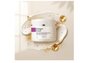 [OEM/ODM] Crema de Colágeno Factosquare 250mL, Crema Hidratante Facial Antienvejecimiento y Nutritiva para Todo Tipo de Piel, Lujo Coreano - Product Image 1