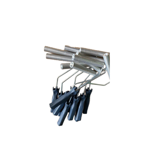 Rouleau d'outil d'élimination des bulles FRP de haute qualité avec poignée en plastique, cadre en aluminium et recharge de serviettes pour la construction de bateaux et le moule - Product Image 6