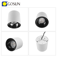 8W - 72W angle de faisceau 20 °/40 °/60 ° étanche Ip65 rond Led monté en surface/suspendu Downlight