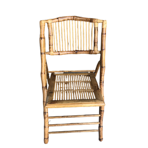 Silla de Comedor Plegable de Bambú Estilo Rústico, Lista para Enviar, Gran Venta - Product Image 1