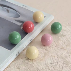 Ceramic Spherical Cabinet <b>Door</b> <b>Handles</b> Candy Color Easy Install Contemporary Design - Product Image 3