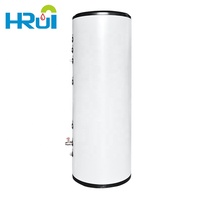 Herui 250L Inox Cylindre EVI Air to Water Pompe à chaleur Chauffe-eau Tampon chauffant au sol Réservoir de stockage avec technologie de pompe à chaleur