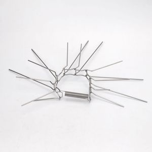 1 pièce set Acier inoxydable <span class=keywords><strong>Anti</strong></span> Cat Abwehrgurtel Weasel Deterrent marten repulsif Belt For Prevent Climbing - Product Image 2