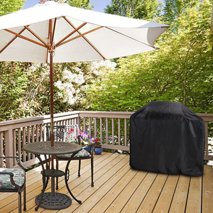 Housse de barbecue 130x75x90 cm en tissu Oxford imperméable pour protection extérieure - Product Image 6