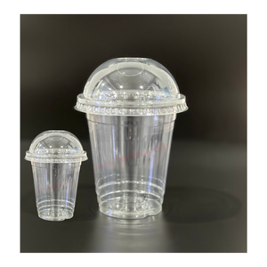 Gobelets en plastique transparents à bas prix Tasses en PP transparent à paroi unique Quang Quan Non toxique Fabriqué par une société vietnamienne - Product Image 1