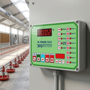 เครื่องควบคุมสภาพอากาศอัตโนมัติสำหรับฟาร์มสัตว์ปีก R-Tron 313 รุ่นขายดี - Product Image 1
