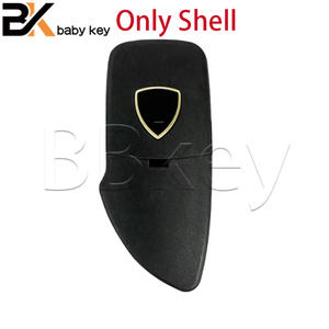 Coque noire en ABS pour Gallardo PN400837231, clé de voiture pliable à 2 boutons avec démarrage à distance - Product Image 2