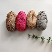 Cordon en macramé tressé 2 mm 65 % coton polyester, fil rond creux tricoté pour le crochetage de sacs, paniers et coussins