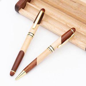 High End Eco-Friendly Custom Engraved Wood <b>Roller</b> Ballpoint Pen Set 1.0mm Writing Width New Design for Business Promotion Use - Product Image 3