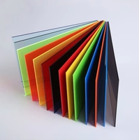 Feuilles acryliques en verre PMMA colorées pour armoires de cuisine traitement de coupe personnalisé feuille acrylique disponible