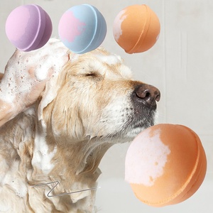 Nouvelles bombes de bain effervescentes OEM ODM pour animaux de compagnie, boules de sel de bain pour le nettoyage et la beauté des chats, boules de bain moussantes pour animaux, boules de sel de bain à explosion - Product Image 2