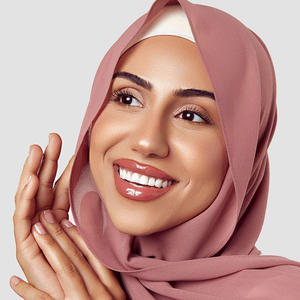 Hijab en mousseline de soie de couleur unie de haute qualité Échantillon de soutien en gros Hijab en mousseline de soie imprimé Hijab en mousseline respectueux de la peau - Product Image 2