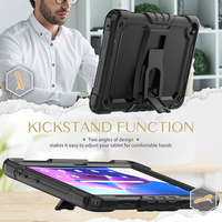 Casing Tablet anti-jatuh bahan silikon, pelindung jatuh untuk Lenovo M10 HD 3rd Gen 10.1 "TB-328FU braket lipat TB-328XU penutup plastik keras