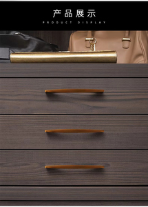 Poignées de meubles modernes et minimalistes en alliage d'aluminium, durables, pour armoires, commodes et meubles à chaussures - Product Image 6