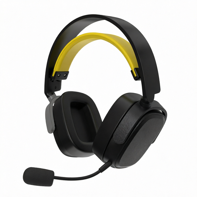 AHM09 MAX Wireless Gaming Headset 2.4GHz for 5.4 ENC JL Chipset Over-Ear Headphones with Microphone Over 20 Hours Playtime