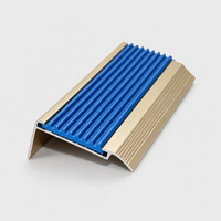 Profilé de protection d'angle en métal haute adhérence, bande antidérapante pour carrelage, nez de marche en aluminium pour la sécurité des escaliers