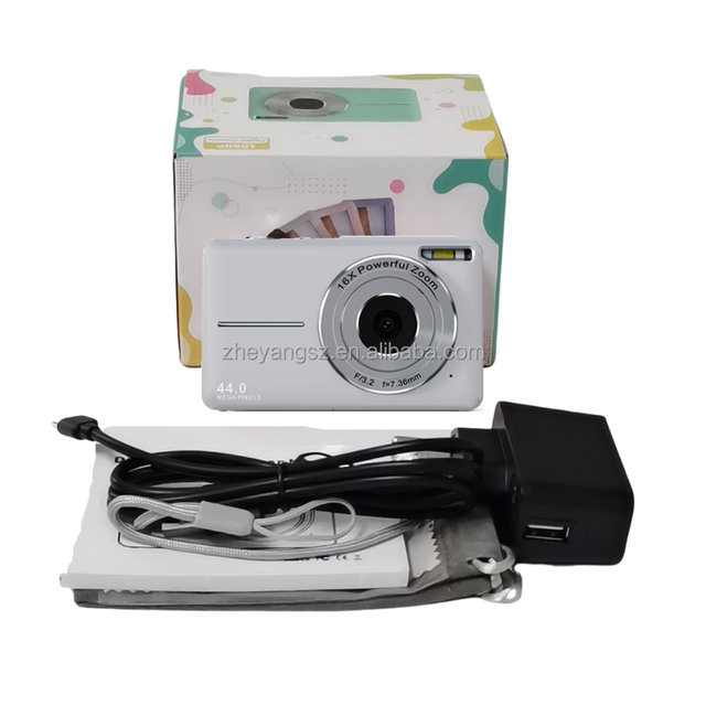 1080P Max 32GB 700mAh Timing 16x Digital Zoom 2.4inch Smile Capture Compact Digital Camera Digital for Student
