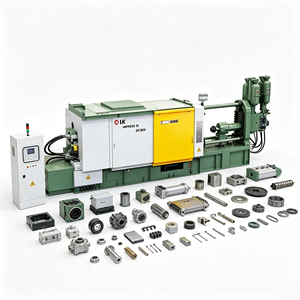 Machine de moulage sous pression d'aluminium standard DCC-200 à chambre froide, 200 tonnes, équipement de moulage d'alliages pour l'automobile - Product Image 1