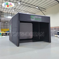 Usine en gros personnalisé de haute qualité nouvelle arrivée gonflable simulateur de tente de golf enclos de simulateur de golf d'intérieur