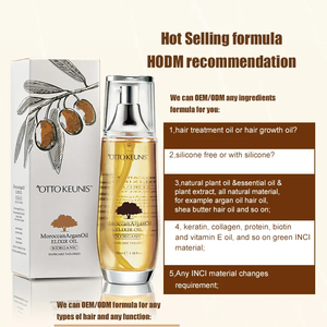 Huile de soin capillaire réparatrice à l'huile d'argan personnalisée, huile de soin capillaire lisse et nourrissante en vrac, huile capillaire marocaine pour femmes, 100 ml - Product Image 3