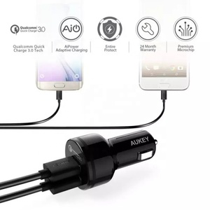 <span class=keywords><strong>AUKEY</strong></span> CC-T8 36W ที่ชาร์จในรถยนต์แบบสองพอร์ตชาร์จเร็ว 3.0 สถานีชาร์จเร็วอุปกรณ์เสริมสำหรับเกม - Product Image 4