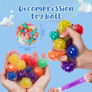 Custom Fidget Toy-Tpr Rhombus Water Bead Stress-Relief <b>Squeeze</b> Toy - Colorful and Grape Stress <b>Balls</b>, Relaxation Bubble Beads - Product Image 5