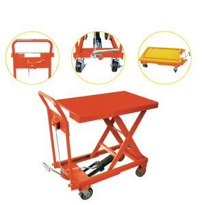 कावासाकी हाइड्रोलिक कैंची लिफ्ट टेबल्स मैनुअल हाइड्रोलिक मंच कार हाथ हाइड्रोलिक तालिका ट्रक - Product Image 2