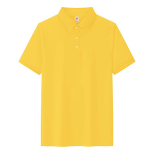 Camiseta Polo de Manga Corta, Color Sólido, Algodón, Unisex, Ropa de Trabajo, Uso Diario - Product Image 3