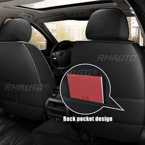 1PC Luxury Universal PU Leather Car Seat <b>Waterproof</b> <b>Mat</b> Covers Breathable Cushion Car Seat Protector Cover Fit for Most SUV - Product Image 3