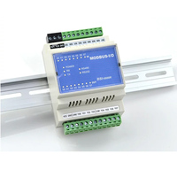 Módulo de E/S Remoto con Protocolo Modbus WST-BSI-0808R con 8 Entradas y 8 Salidas de Relé RS232/485, Material PC+PCB para Hogar Inteligente