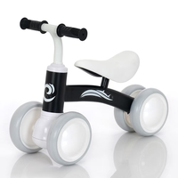 Vélo d'équilibre robuste en acier à haute teneur en carbone pour bébés, sans pédales, trotteur durable pour enfants, jouet à pousser pour garçons et filles