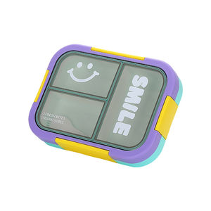 Bencircle B277 Durable Kids <b>Lunch</b> <b>Box</b> with Inner Container, Microwaveable, Complete Fork & Spoon Set - Product Image 5