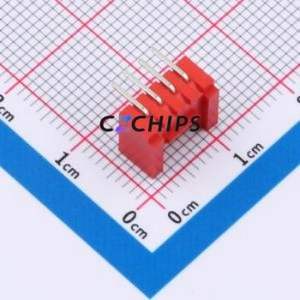 BX-HY2.0-4PWZ-R Wire-to-Board Pin Header Bent Lead Through Hole,P=2mm Connector 1x4P 2mm Right Angle Insert HY - Product Image 2