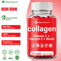 Permen Kolagen & Glutathione OEM dengan Biotin dan Vitamin E untuk Kesehatan Kulit, Kuku & Rambut, Suplemen Kecantikan Dewasa