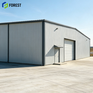 Entrepôt commercial modulaire préfabriqué en acier haute résistance, grande capacité, pour stockage commercial - Product Image 1