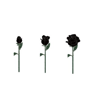 Toys Black Rose Bouquet 403-Piece ABS Plastic Building Blocks Set Luxury <b>Valentine</b> Birthday <b>Gift</b> DIY Creative Model Kit Home - Product Image 4