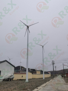 ราคาโรงงาน RX-50DK 15KW 20KW 30KW 50KW 100KW กังหันลมควบคุมด้วยระบบอิเล็กทรอนิกส์ รอบต่ำ ขนาดใบพัด 12 เมตร ความเร็ว 3 เมตร/วินาที RX-50DK 120V 2 - Product Image 2