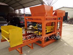 QTJ 4-28 distribusi bahan otomatis, mesin pembuat bata semen blok peletak beton Paving pasir berongga - Product Image 6