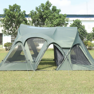 Tente tunnel CAMPTOWN pour 5 personnes, abri de camping, salon extérieur, équipement de camping familial VICTORY, poteaux en duralumin. - Product Image 1