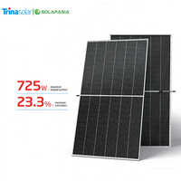 Panneaux solaires Trina Solar Vertex n Type 670w 680w 690w 700w 710w 715w 720w Bifacial Double vitrage Monocristallin Haute efficacité
