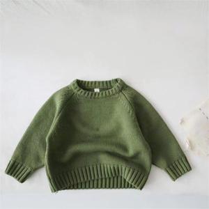 Vente en gros de tricots d'hiver pour tout-petits pulls en coton et <span class=keywords><strong>laine</strong></span> pour enfants pour garçons et filles Style décontracté Motif solide Caractéristiques chaudes pour les nouveau-nés - Product Image 5