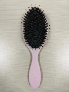 Brosse de soin des cheveux, brosse de massage, brosse courbée pour cheveux secs et humides, brosse à cheveux en nylon et poils de sanglier à coussinets souples, outils de coiffure pour la beauté - Product Image 5