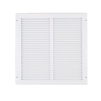 Grille de ventilation industrielle linéaire en aluminium thermolaqué pour plafond et mur, idéale pour salon et circulation d'air centralisée