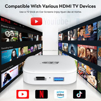 Lecteur DVD de voiture OEM, adaptateur CarPlay sans fil universel, Android 12, boîte TV AI, USB, GPS intégré, fournisseur personnalisé d'usine