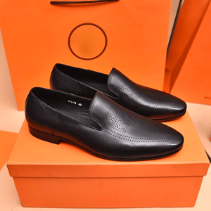 Zapatos Oxford de Cuero Vacuno Espumado de Grano Completo, Entresuela de Goma/Látex, Suela de Goma y Forro de Tela, para Todas las Estaciones - Product Image 3