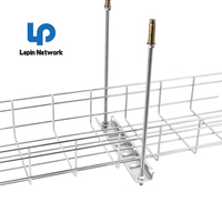 Ningbo lepin usine personnaliser les tailles 304 ss316 treillis métallique panier d'échelle de chemin de câbles 200mm en acier galvanisé prix des chemins de câbles liste