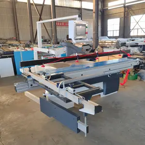 Çok fonksiyonlu ağaç İşleme hassas CNC testere ahşap masa motorlu testereler Panel testere CNC-6132