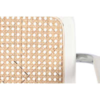 Chaise en rotin et olivier 65,5x62x79 Blanc